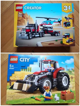Lego city traktor 60287 a lego creator 31146,