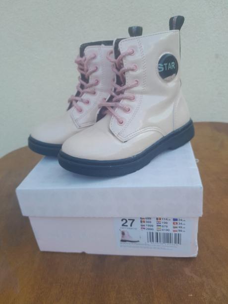 Dievčenské zateplené jesenné / zimné čižmičky 27, 27