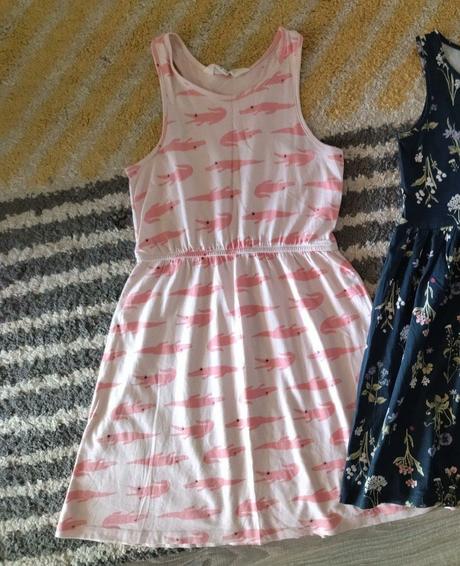 Krokodílové šaty 122/128, h&m,122