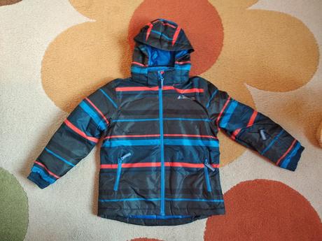 Detská nepremokavá zimná bunda, 122