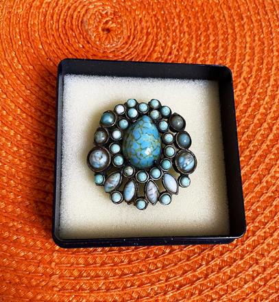 Starožitná vintage brošňa, 