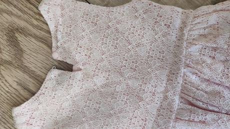 Čipkované šaty, h&m,122