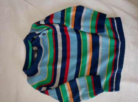 Farebný puléver, h&m,86