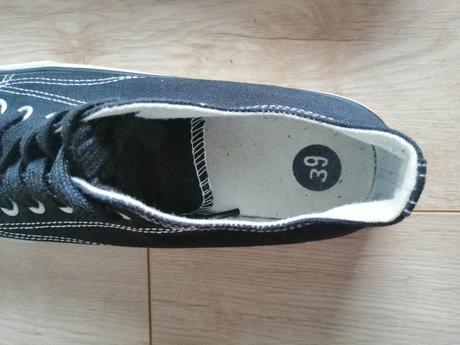 Dámske čierne tenisky, 39