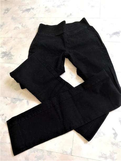 Pevné jeggíny na vysokú gumu, m