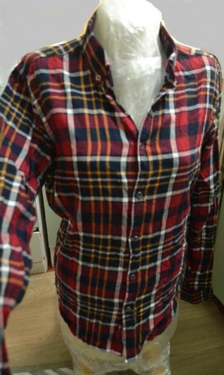 Pánska značková flanelová košela zn. clayton, m