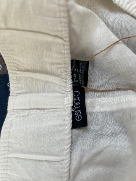 Ľanové nohavice, esmara,42