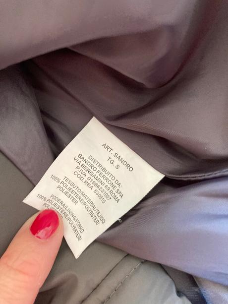 Kvalitna teplá vetrovka sandro ferrone, s