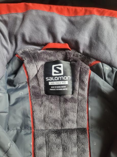 Zimná lyžiarska bunda salomon nova, salomon,xs