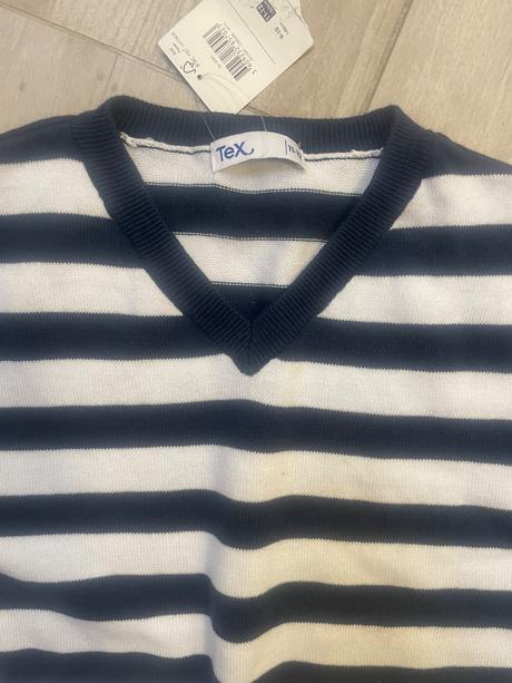 Tenký cvernový námornický svetrík, 146 / 152