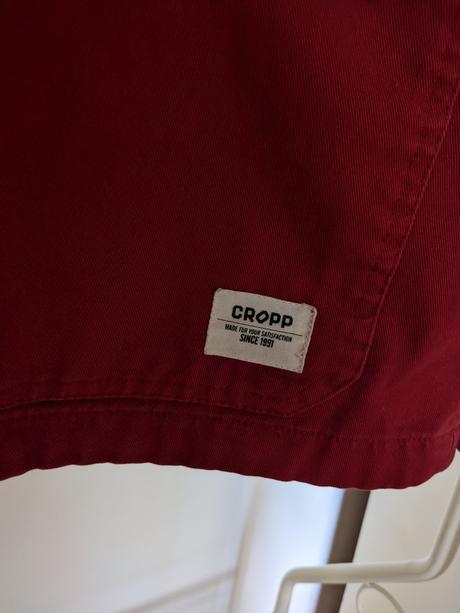 Cropp vínová riflová bunda, s