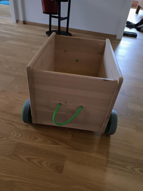 Drevený box, na hračky, ikea,