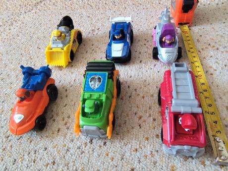 Zberateľské kovové autíčka paw patrol, 