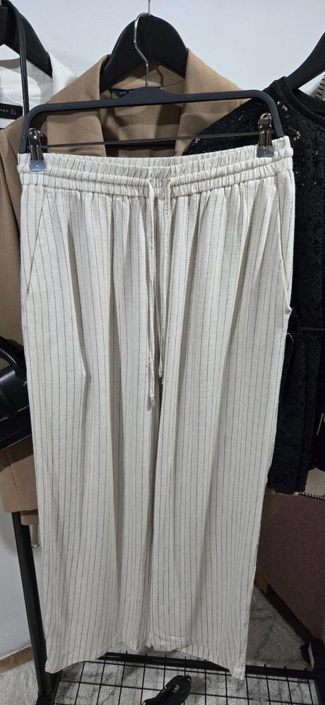 Ľanové nohavice zara, zara,l