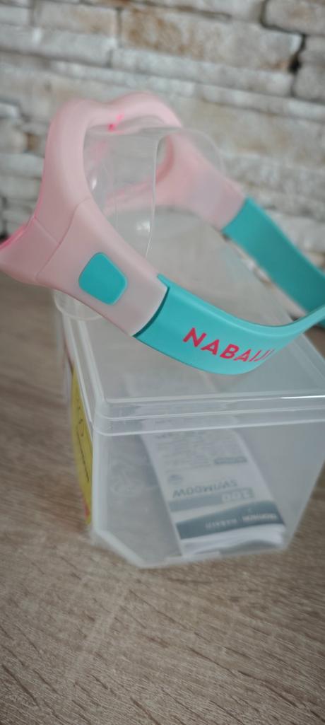 Detské plavecké okuliare/maska nabaiji swimdow v2,