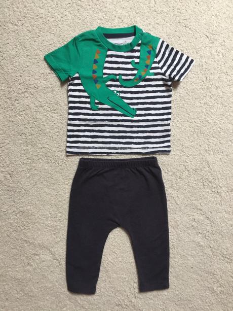 Suprava tricko a nohavice - super stav, tesco,74