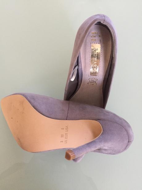 Krásne šedé semišové lodičky, 36