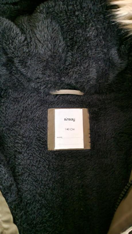 Bunda, veľ. 140, sinsay,140