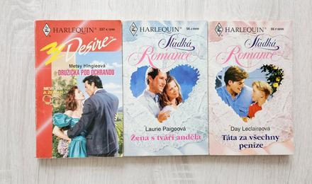 Knihy 3ks harlequin,