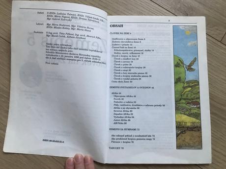 Zemepis pre 5. roč., 1-2 časť, vydanie 1995/96, 