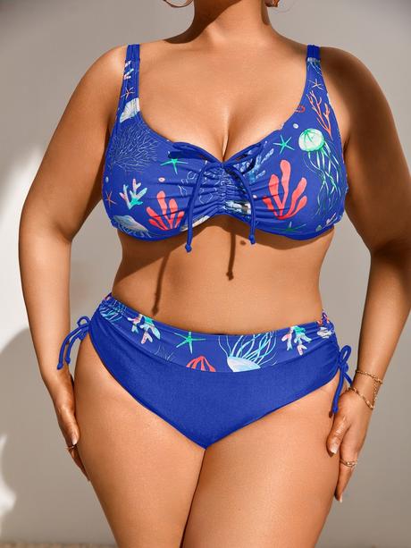 Plavky kvetina, 4xl / xl / xxl / xxxl