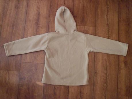 Béžová mikinka zateplená 80/86, 86