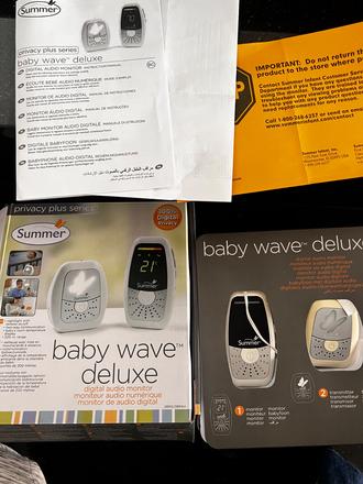 Digitálny audio monitor zn summer baby wave deluxe, 