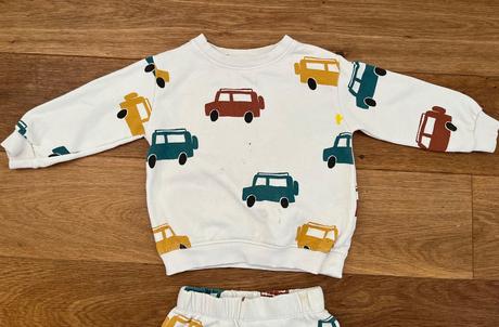 Béžová unisex autíčková súprava zara, 92, zara,92