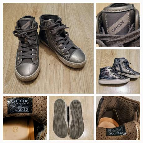 Krásne trblietavé topánky., geox,30