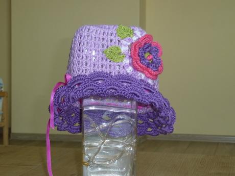 Fialovy klobucik velk. 12-18mesiacov, 86