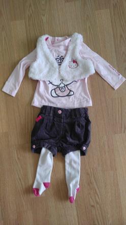 Dievčenský komplet hello kitty veľ. 74, disney,74