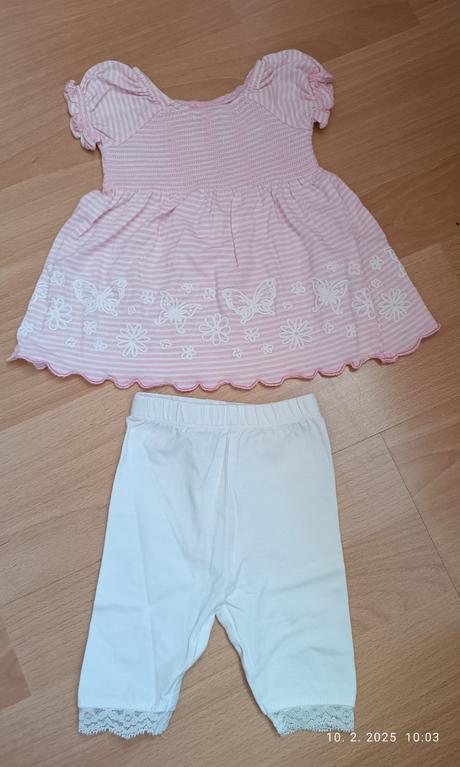 Nádherne dievčenske šaty s legínkami na leto, dopodopo,68