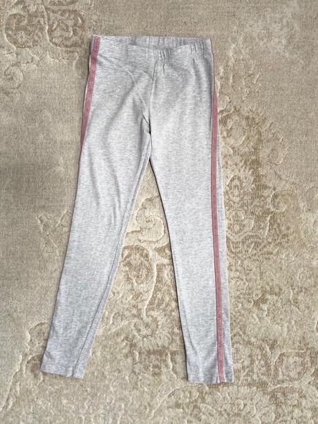 Legínky s lampasmi 128 cm, 128