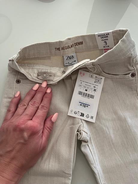 Detské džínsy, zara,98