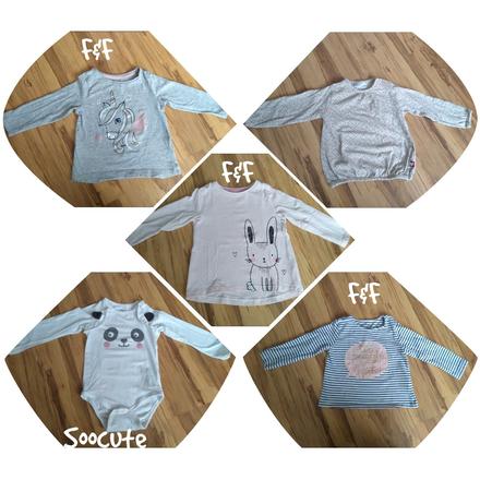 Dievčenské tričko 86, 86–98