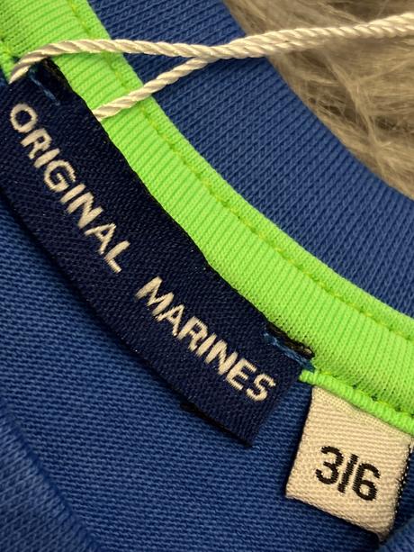 Chlapčenské vzorované tielko modré (3-6 mes.), original marines,62 / 68