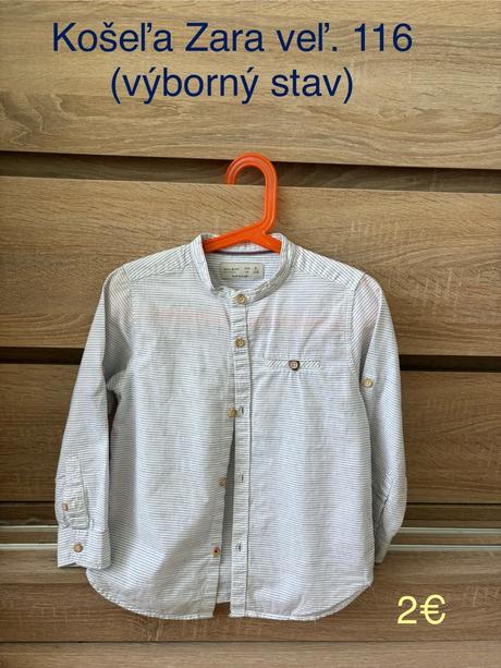 Košeľa zara veľ. 116, zara,116