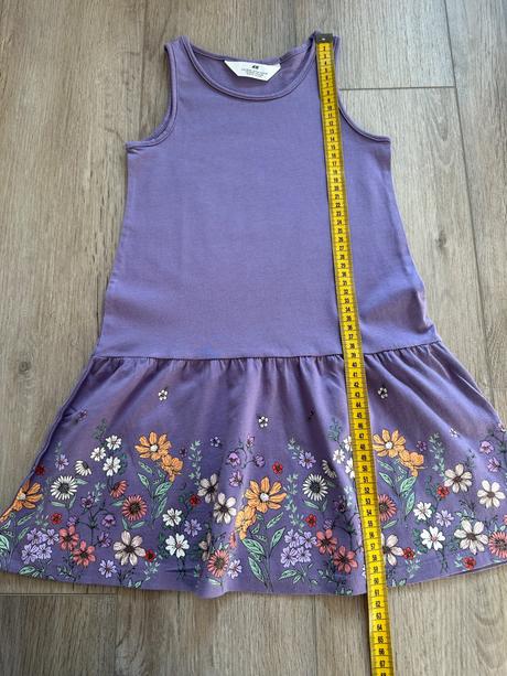 Šaty letné h&m kvetinky 110/116, h&m,116