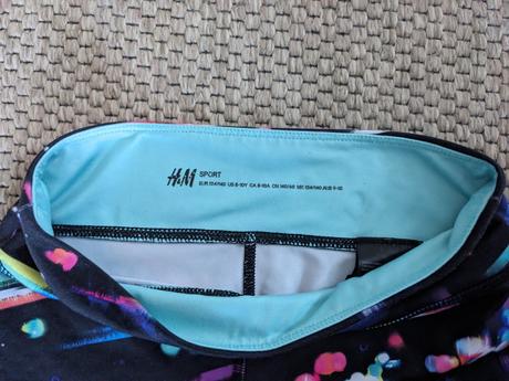 Fitnes legíny 134/140, h&m,140