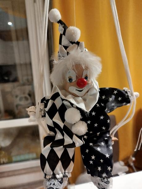 Šašo na hojdačke dekorácia, 