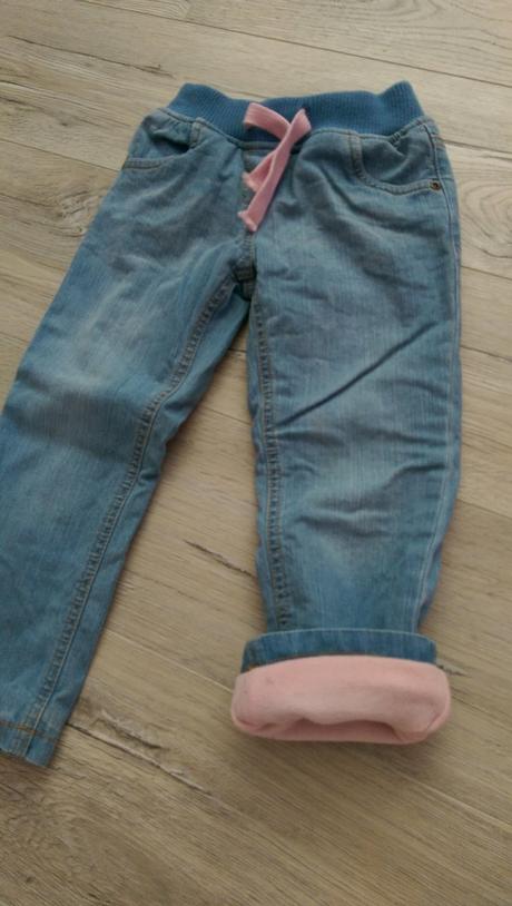 Zateplene riflove nohavice, 104