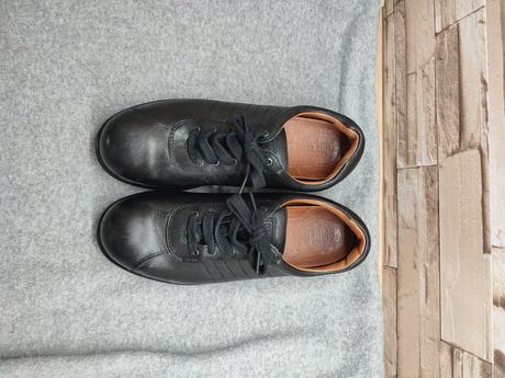 Camper 39 - kožené čierne topánky, camper,39