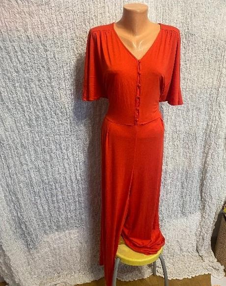 Oranžový tričkovinový overal boden v. 44, mini boden,44