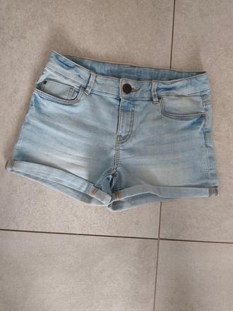 Dievčeské riflové šortky, denim,158