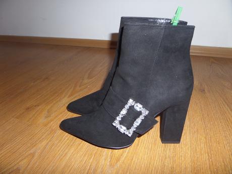 Kožené čižmy so sponou, next,41