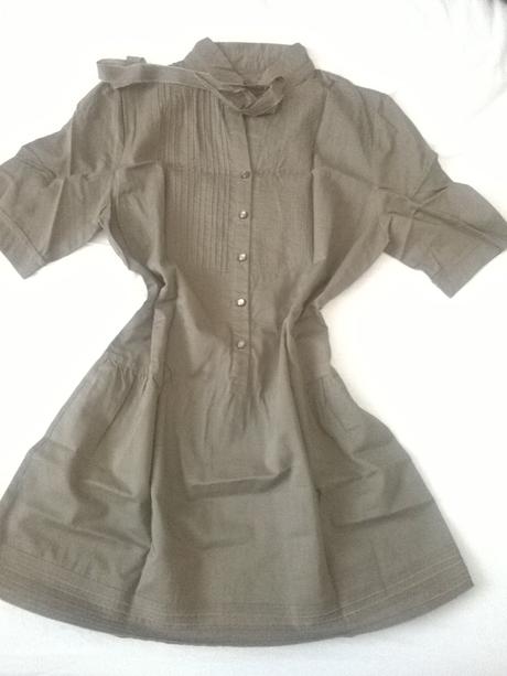 Olivová blúza -bavlnená, 36