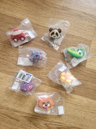 Uchytky zvieratka na detske sufliky, 