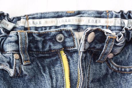 Zateplené rifle, h&m,80