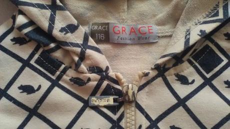 Mikina na zips s kapucňou, grace,104