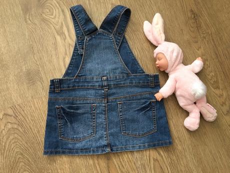 Dievčenské rifľové šaty, baby,86